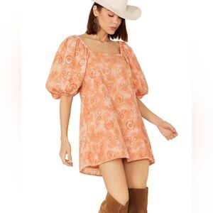 Jen's Pirate Booty Ashbury Mini Dress Apricot M